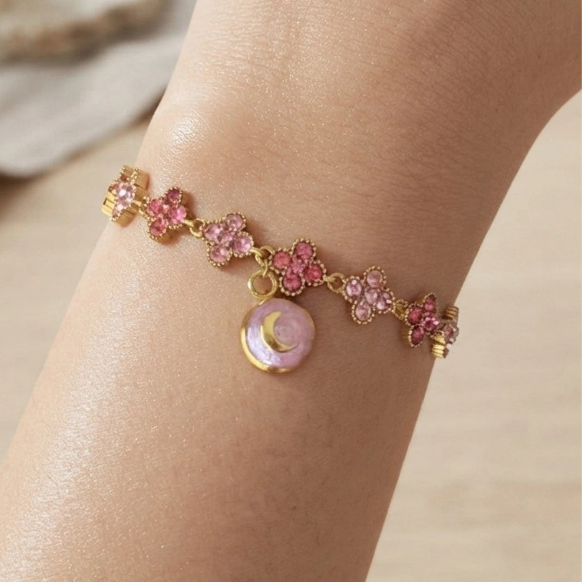 Bracelet connecté Poésie de Pétales - Maymoun