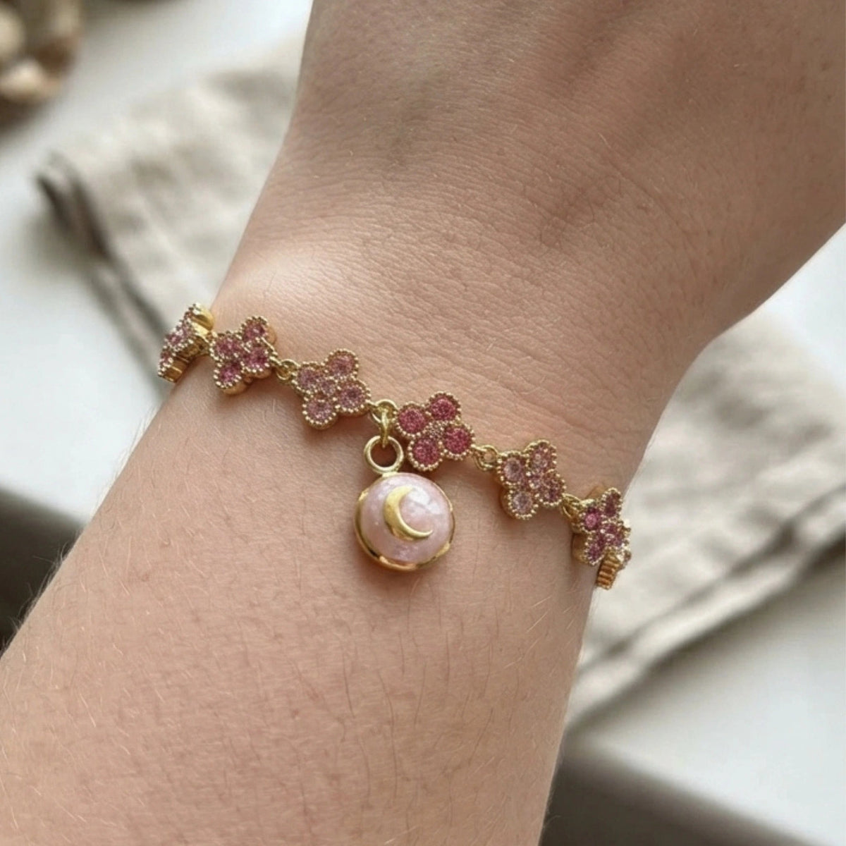 Bracelet connecté Poésie de Pétales - Maymoun